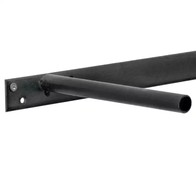 Mensole galleggianti da parete 8" x 36" – MDF, finitura noce, montaggio con staffa a scomparsa
