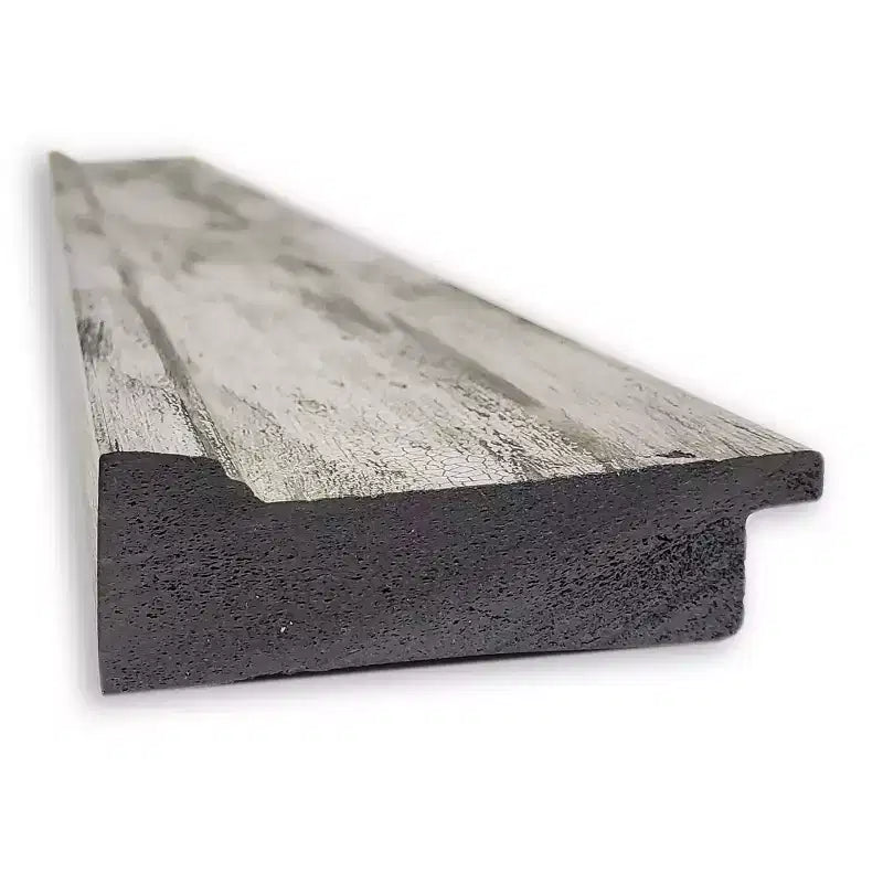 Specchio a figura intera con cornice metallica, 48 x 135 cm.