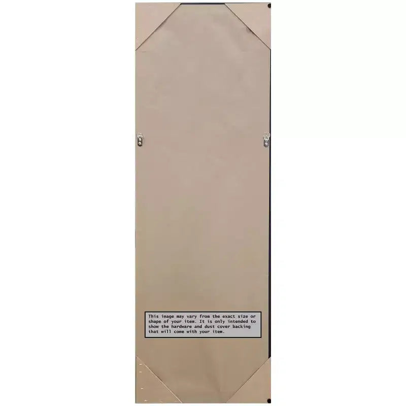 Specchio a figura intera con cornice metallica, 48 x 135 cm.