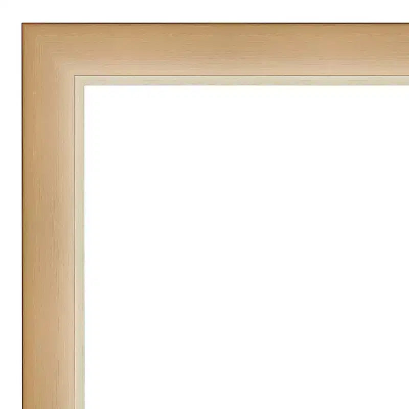 Specchio a figura intera incorniciato color oro sfumato 27" x 63"
