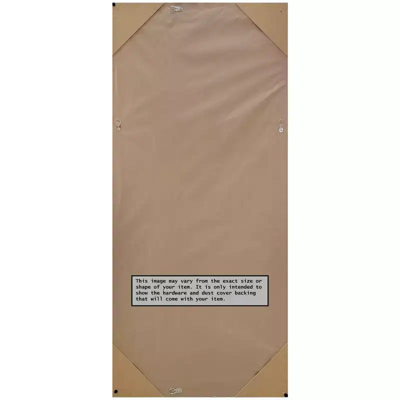 Specchio a figura intera incorniciato color oro sfumato 27" x 63"
