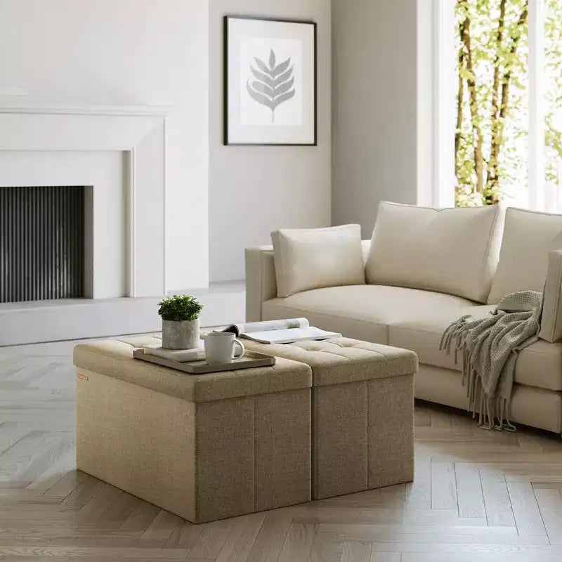 Panca Contenitore Pouf con Coperchio – 109 cm, Ecopelle, Vari Colori