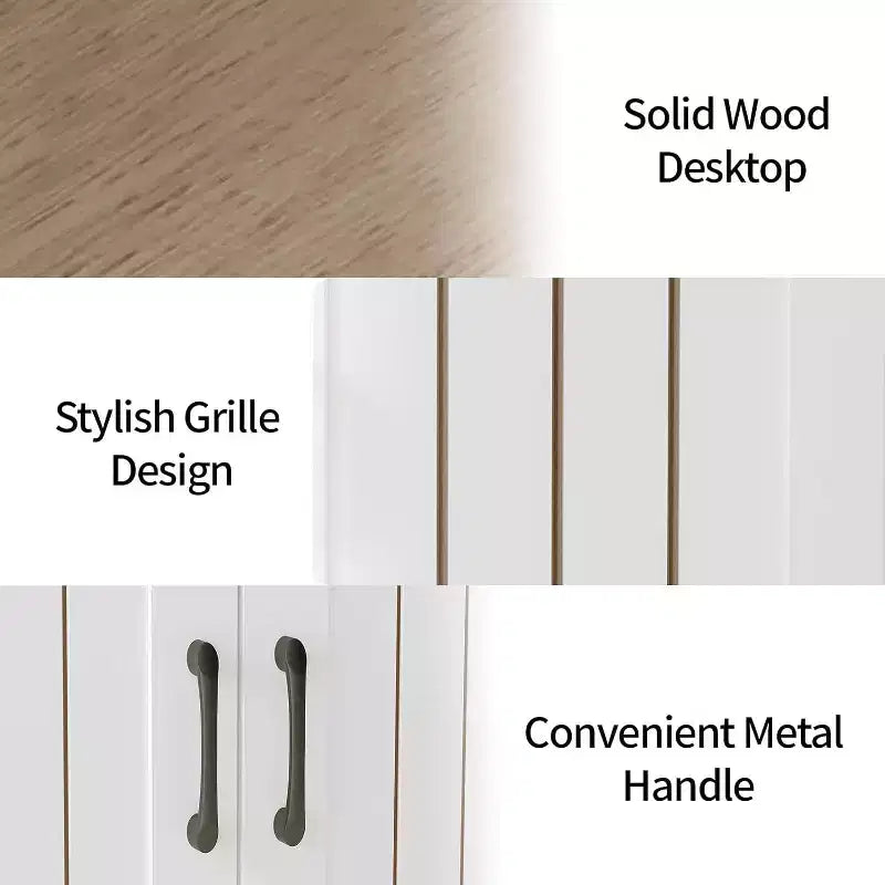 Credenza in legno con cassetti e ripiano regolabile