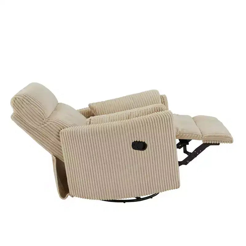 Poltrona reclinabile girevole manuale