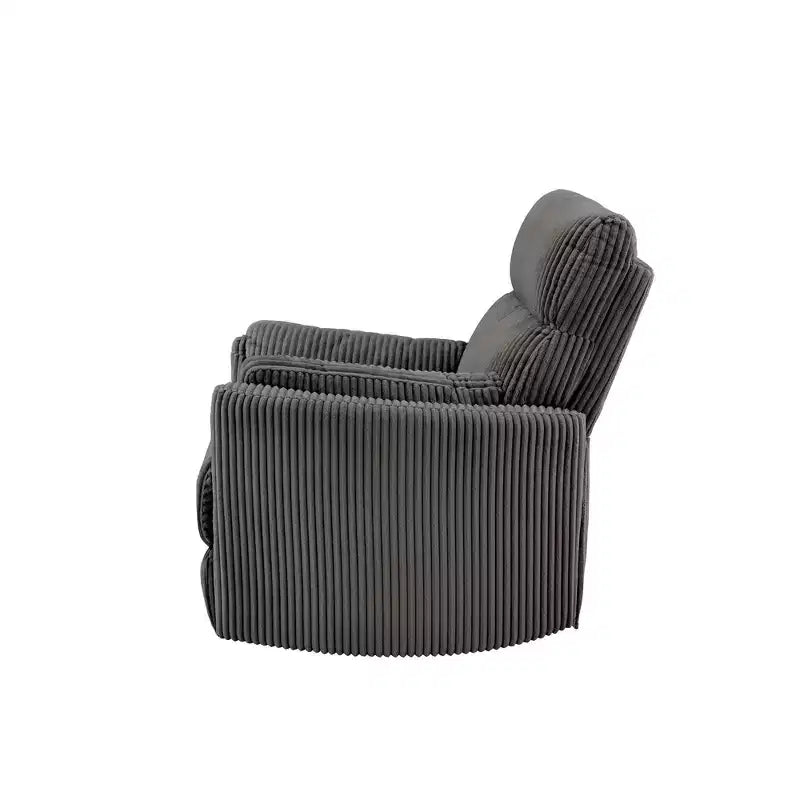 Poltrona reclinabile girevole manuale