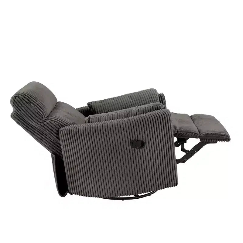 Poltrona reclinabile girevole manuale