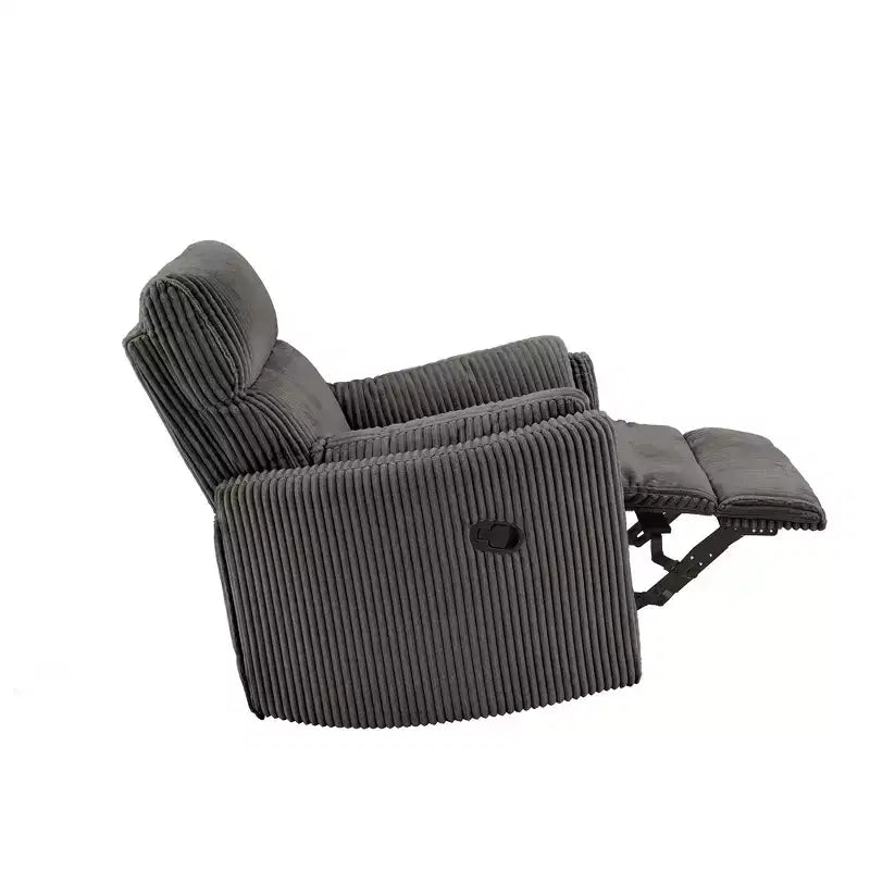 Poltrona reclinabile girevole manuale