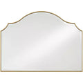 Noble Park Vinyard Arch Top Vanity Decorative Wall Mirror Vintage Beveled Glass Gold Frame 38 Wide for Bathroom Bedroom Home
